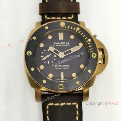 Panerai Luminor Submersible PAM00968 Watch Brass Case-Best Panerai Replica Watches